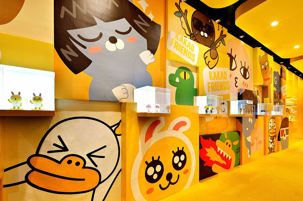 KAKAO主題展覽策劃了那么多萌萌表情人物，看得心都酥了